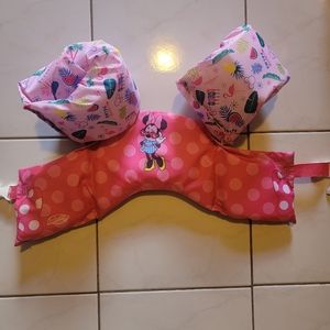 Kids float for swimming,Minnie mouse,pink,33-55lbs